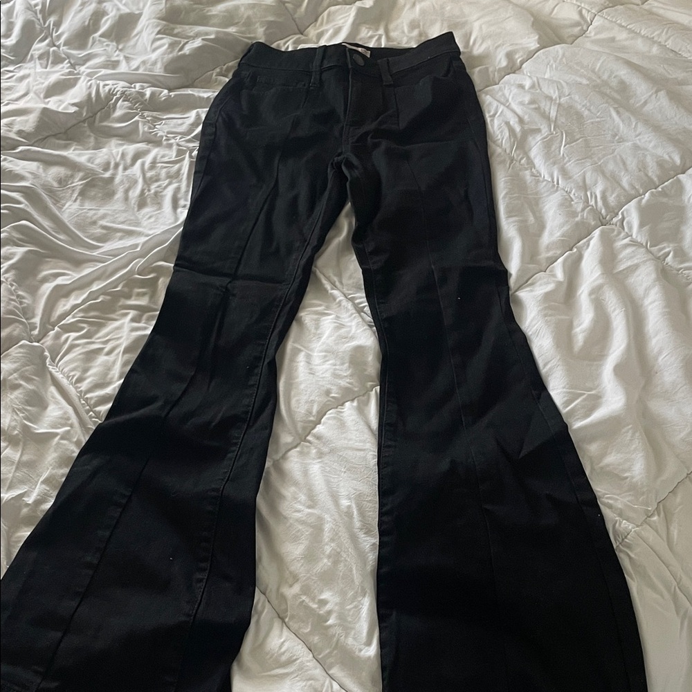 SO Women's Classic Black Flare Jeans
